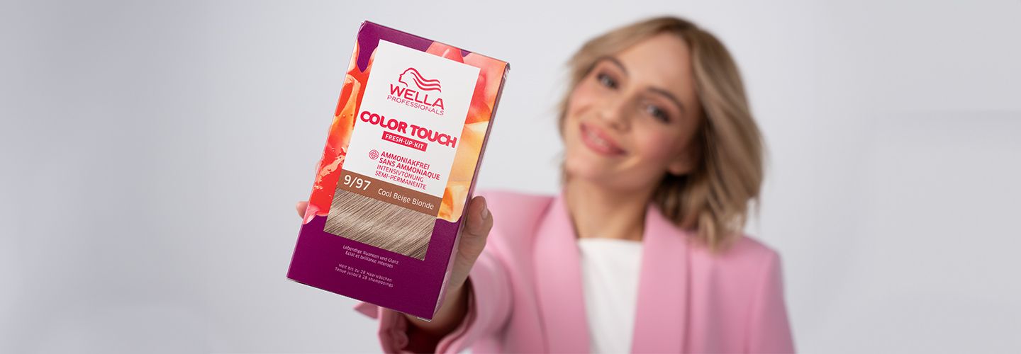 Möchtest du deinem Haar auch zu Hause ein salonfähiges Ergebnis verleihen? Hier erfährst du, wie du das mit den Wella Colour Touch Kits erreichen kannst!
