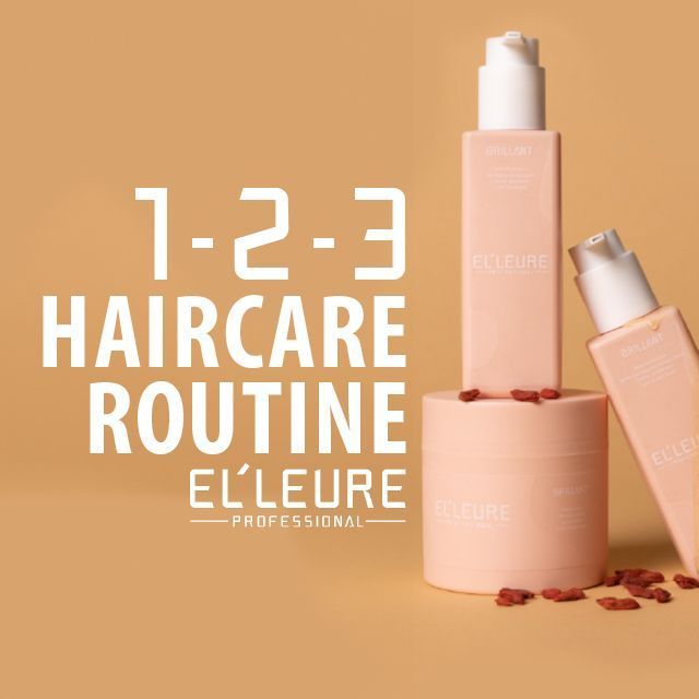 Elleure 1-2-3 Haircare Routine
