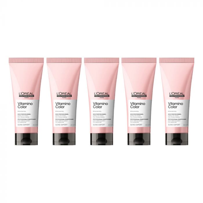5x L'Oréal Serie Expert Vitamino Farbspülung 200 ml main product photo