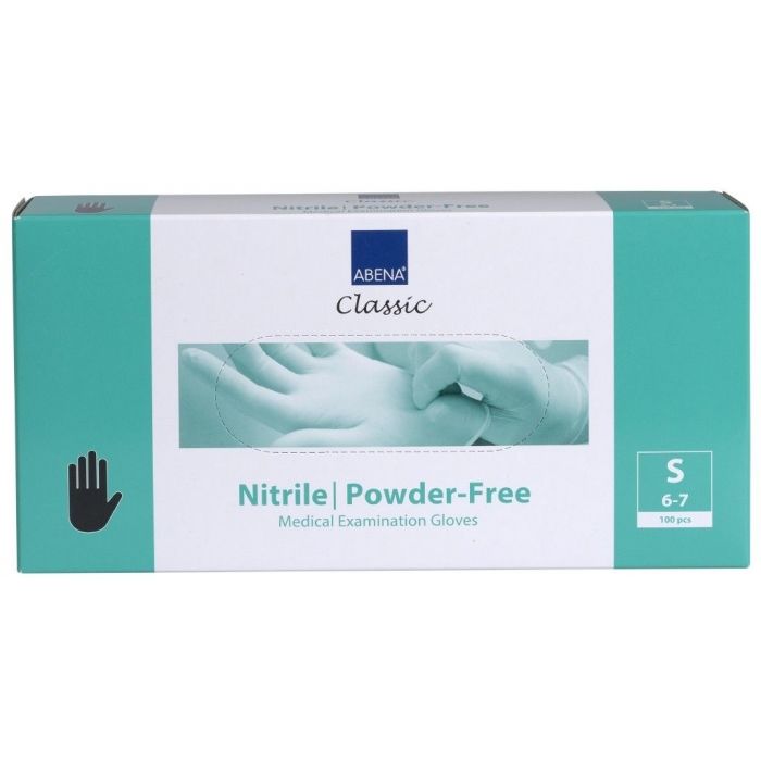 Abena Abena Nitril-Handschuhe Puderfrei Größe S schwarz 100 Stück main product photo