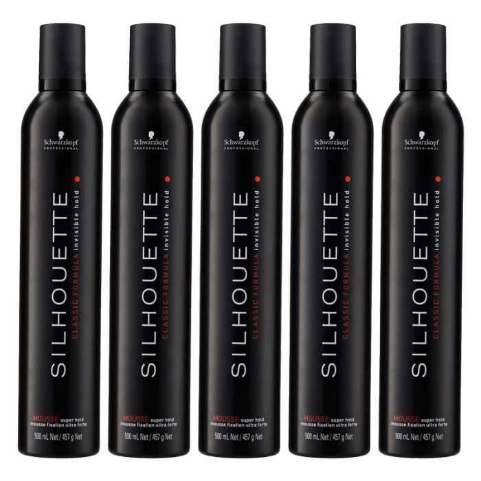 10x Schwarzkopf Silhouette Super Hold Mousse 500ml main product photo