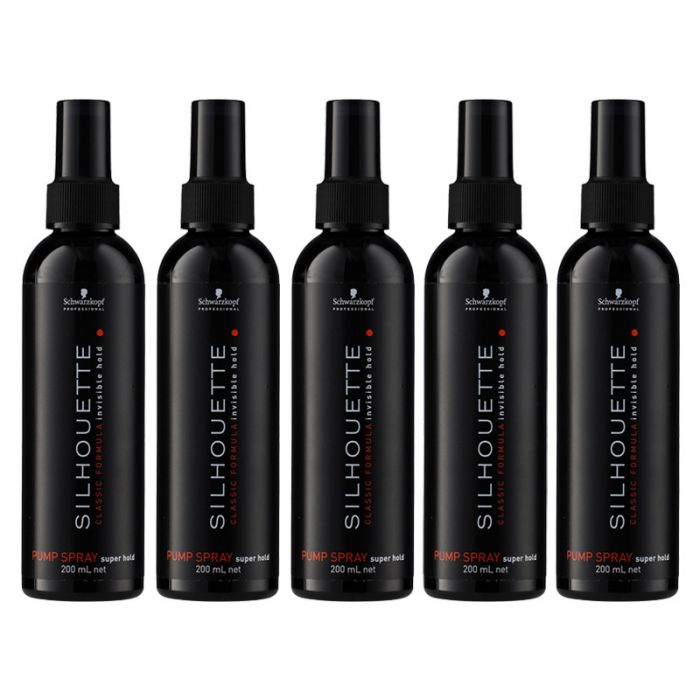 10x Schwarzkopf Silhouette Super Hold Pumpspray 200ml main product photo