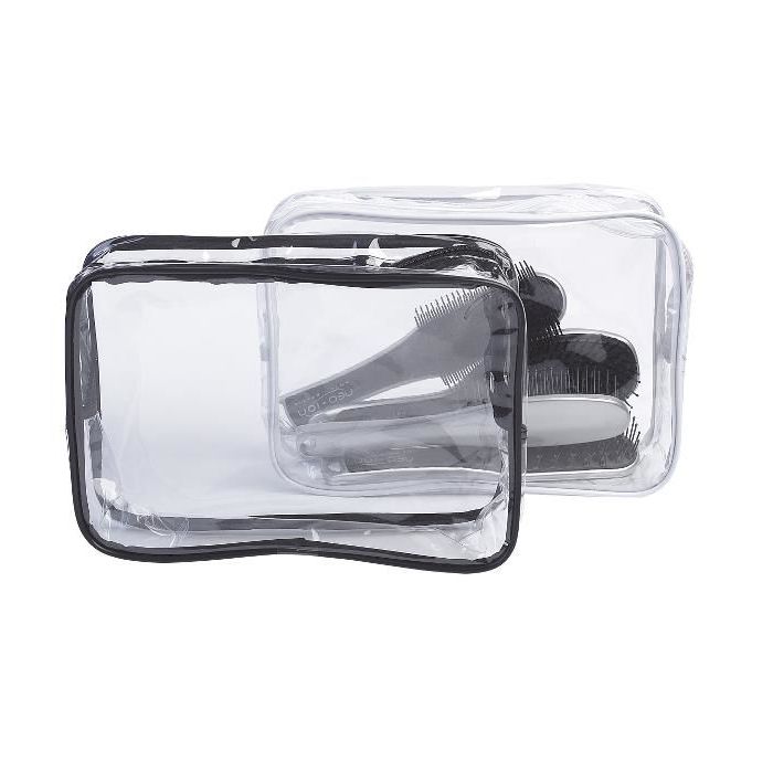 Sibel Toilettas Rectangular transparant zwart 26,5x18x9 main product photo