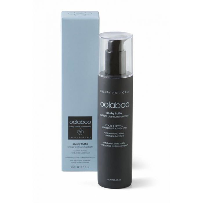 Oolaboo Blushy Truffle Brilliant Platinum Hair Bath 250ml main product photo