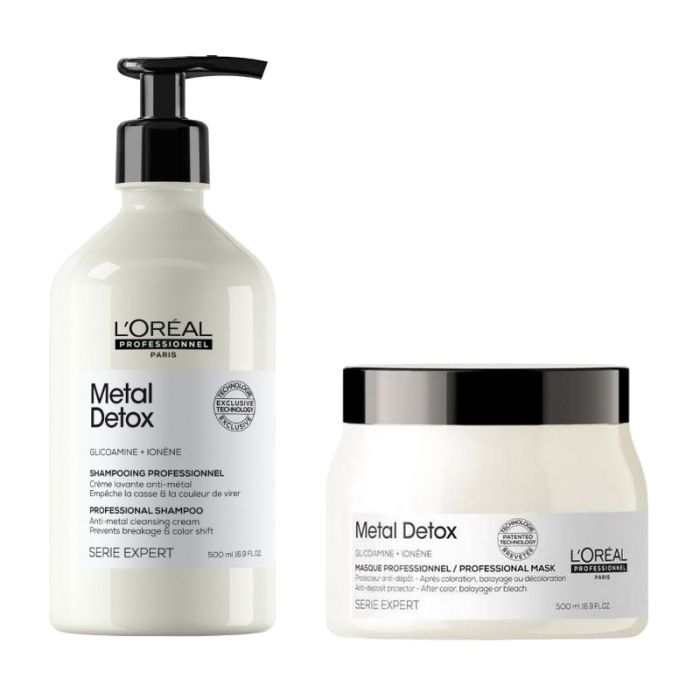 L'Oréal Serie Expert Metal Detox Shampoo 500ml + Mask 500ml main product photo