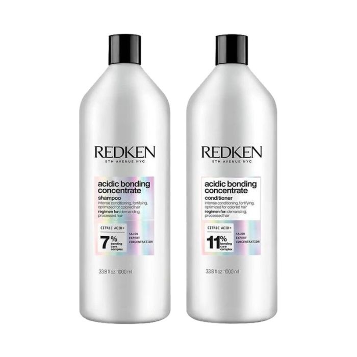 Redken Acidic Bonding Concentrate Shampoo 1000ml + Conditioner 1000ml main product photo