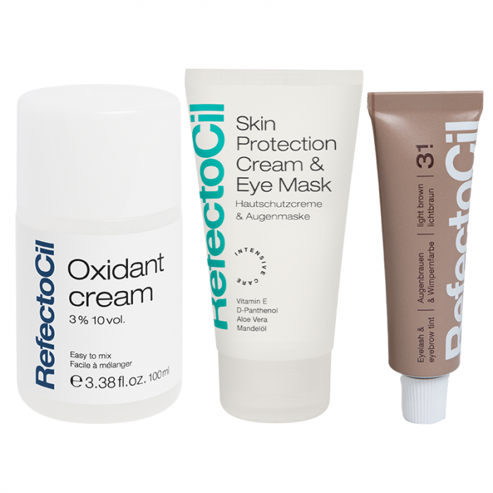 @Home Refectocil Augenbrauen Farbe Kit 3.1 Hellbraun main product photo