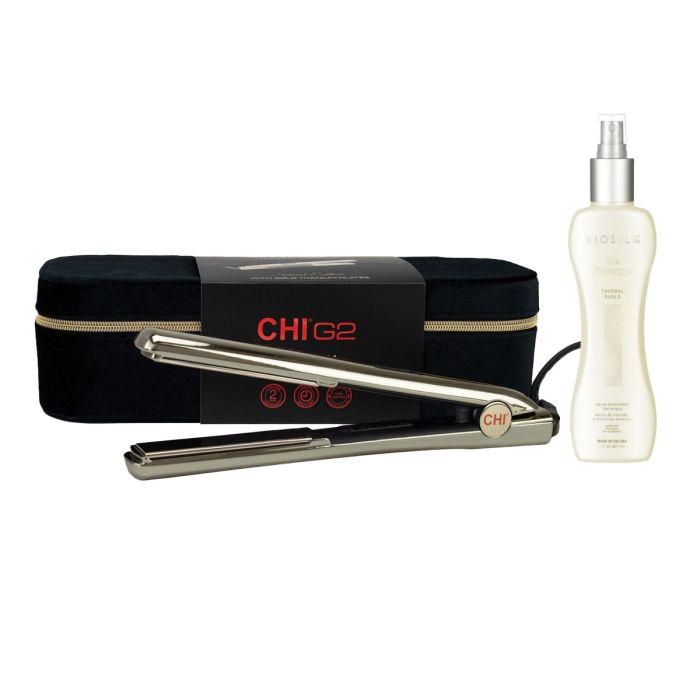CHI Glätteisen G2 Holiday Special Edition Titanium + Biosilk Thermal Shield 207ml main product photo