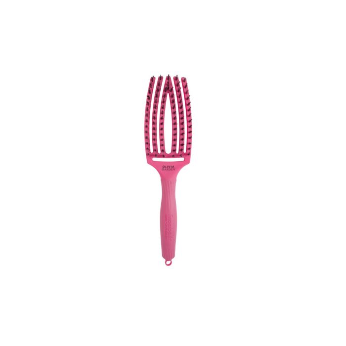 Olivia Garden Fingerbrush Combo Hot Pink Medium main product photo