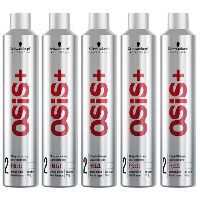 5x Schwarzkopf Osis Freeze Pump Spray 200ml main product photo