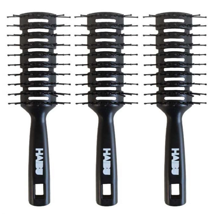 3x Haibu Essentials Haarbürste Anti-Tangle main product photo