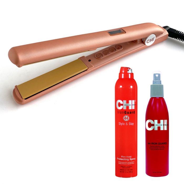 CHI Stijltang G2 Limited Edition Frosé + CHI Iron Guard set main product photo