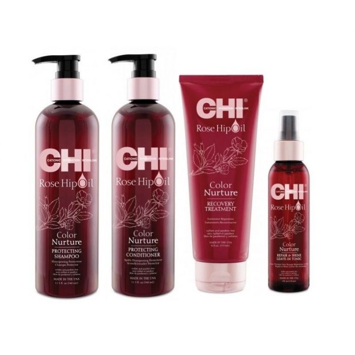 CHI Rose Hip Oil color care pakket main product photo