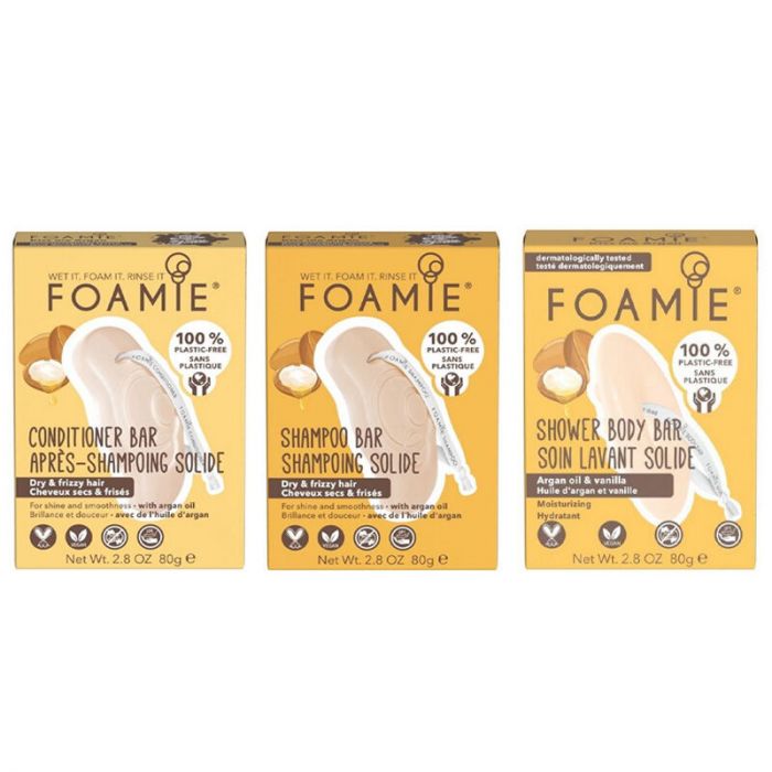 Flauschiges Haarpaket Foamie Bar Kiss Me Argan main product photo