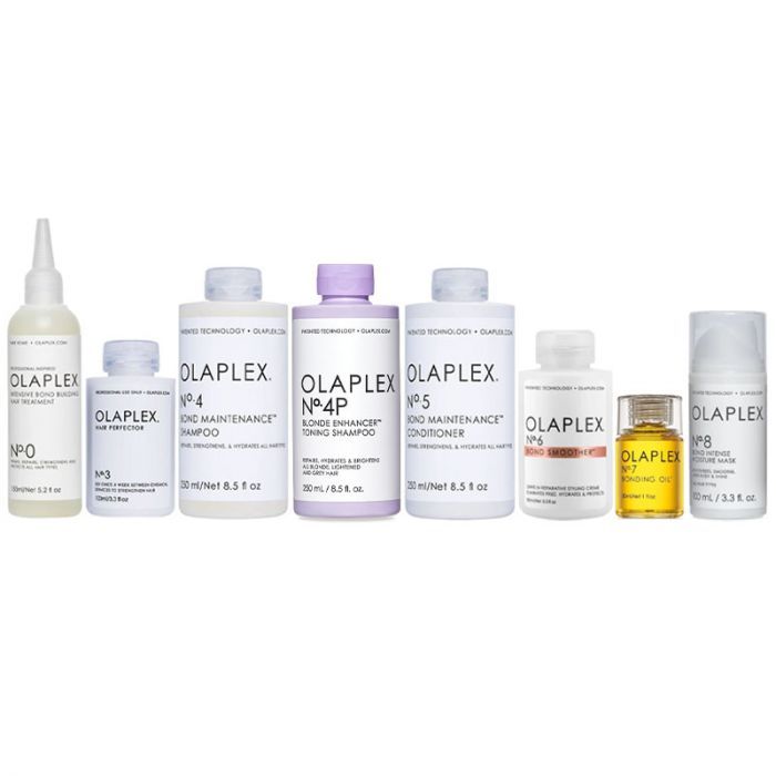 Paket für strapaziertes Haar Olaplex No.0 + 3 + 4 + 4P + 5 + 6 + 7 + 8 main product photo