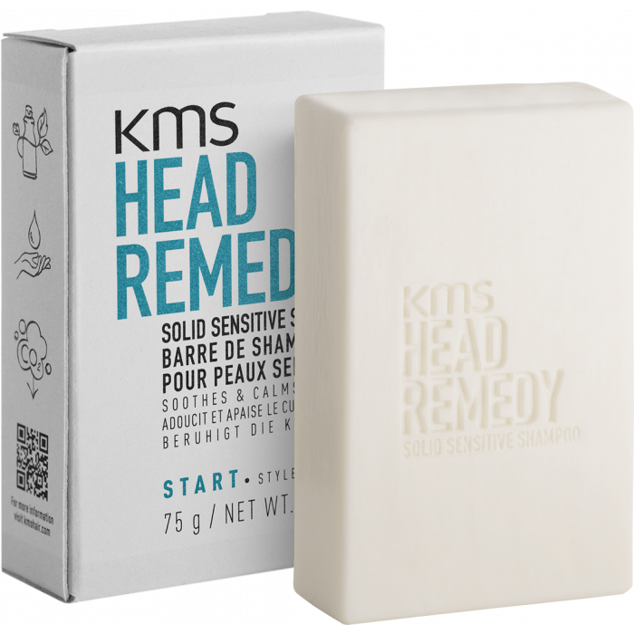 KMS HeadRemedy Solid Sensitive Shampoo 75g main product photo