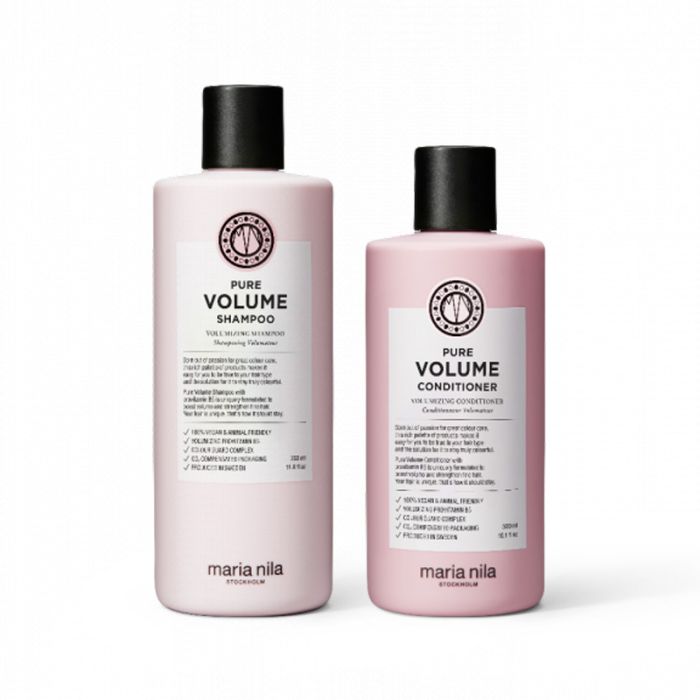 Maria Nila Pure Volume Shampoo 350ml + Conditioner 300ml main product photo
