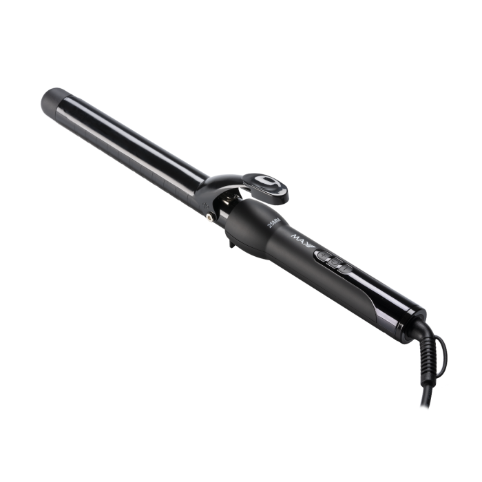 Max Pro Clip Curling Iron Black 25mm main product photo