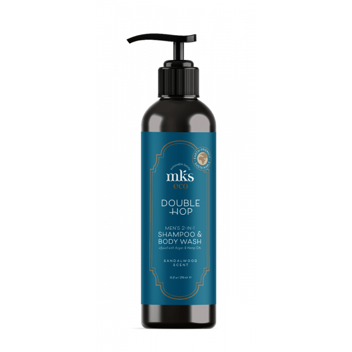 MKS-Eco MEN Double Hop Men's 2 in 1 Shampoo&Body Wash Sandalwood 296ml main product photo