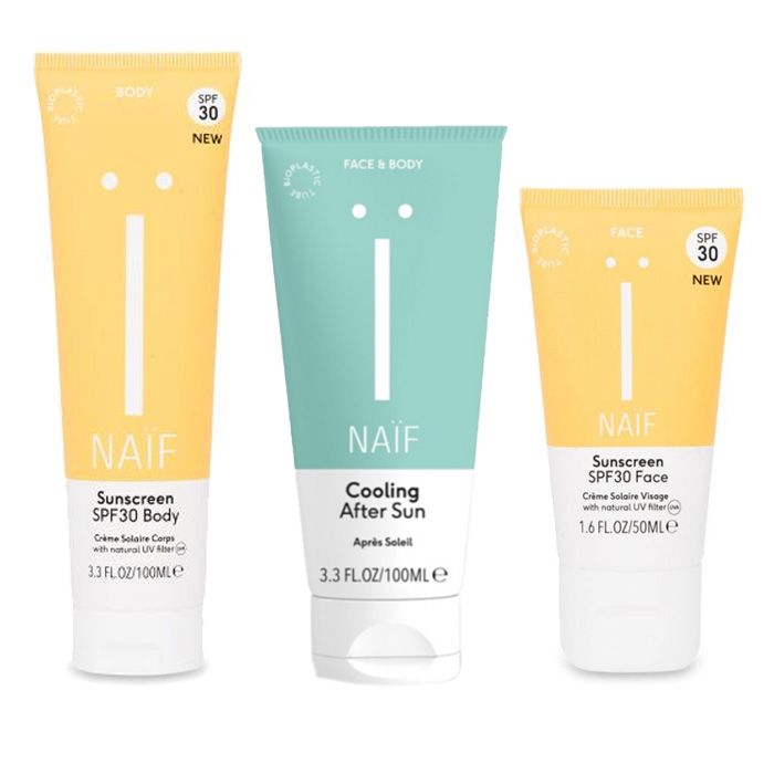 Naïf Grown Ups Suncreen Body 100ml, Face 50ml + Aftersun 100ml main product photo