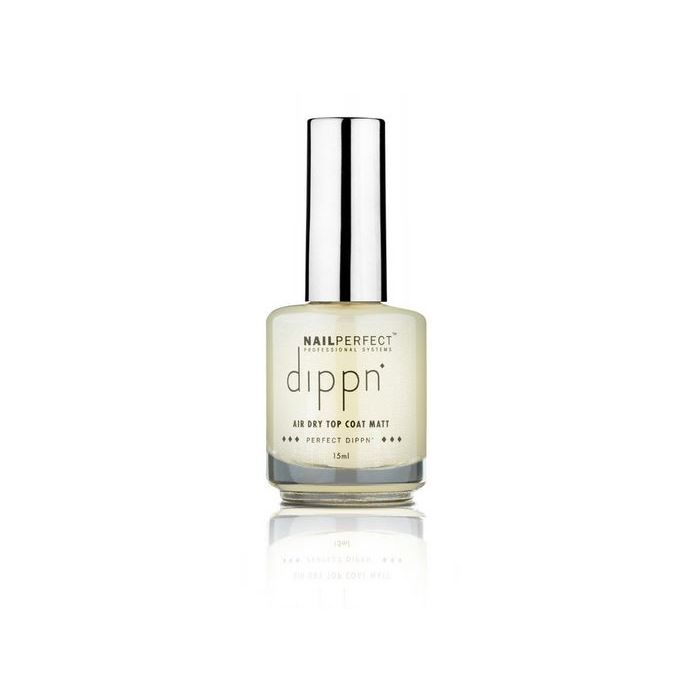 NailPerfect Dippn' Air Dry Top Coat Matt 15ml main product photo