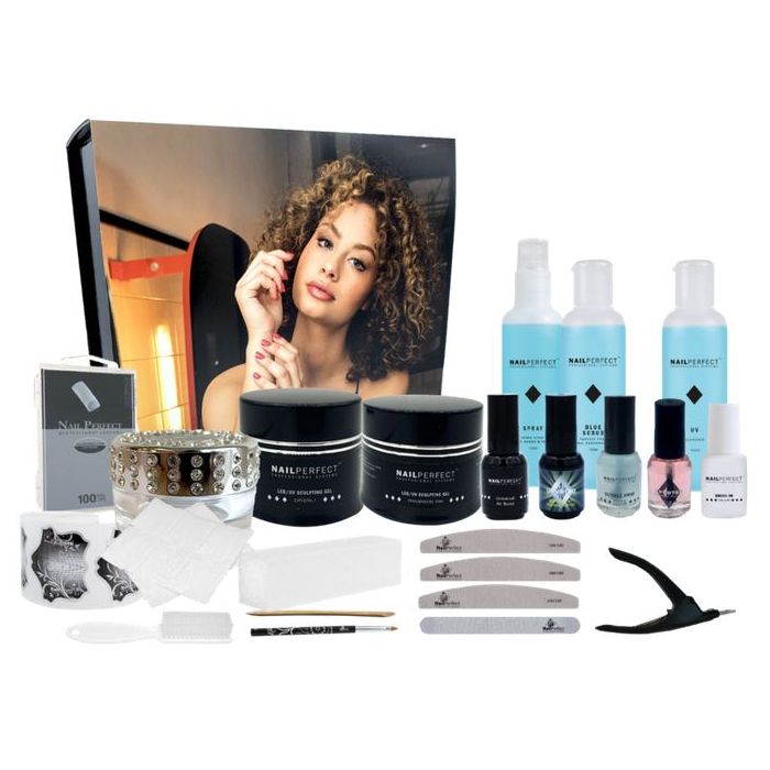 NailPerfect LED/UV Sculpting Gel Get Started Kit main product photo