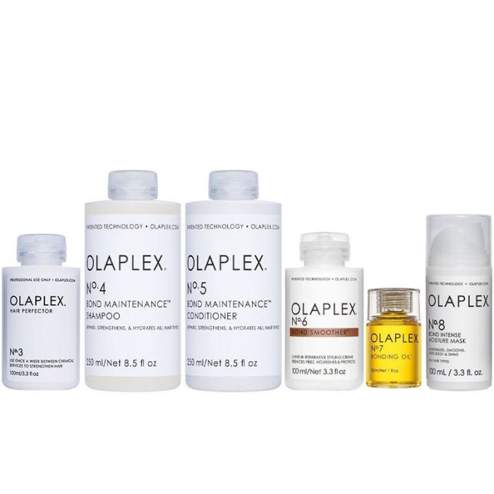 Paket für strapaziertes Haar Olaplex No.3 + 4 + 5 + 6 + 7 + 8 main product photo