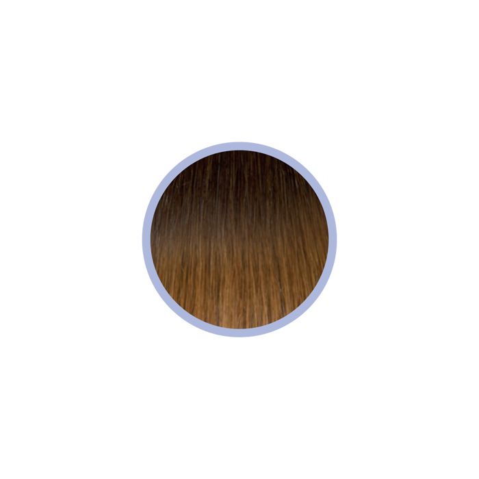 Seiseta Keratin Fusion 6/27 Schokoladenbraun/ Mittelgoldblond - Ombré 50-55 cm main product photo
