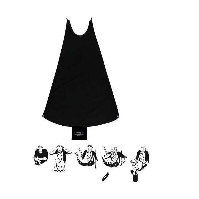 Sibel Baardcape Barburys schwarz schwarz main product photo
