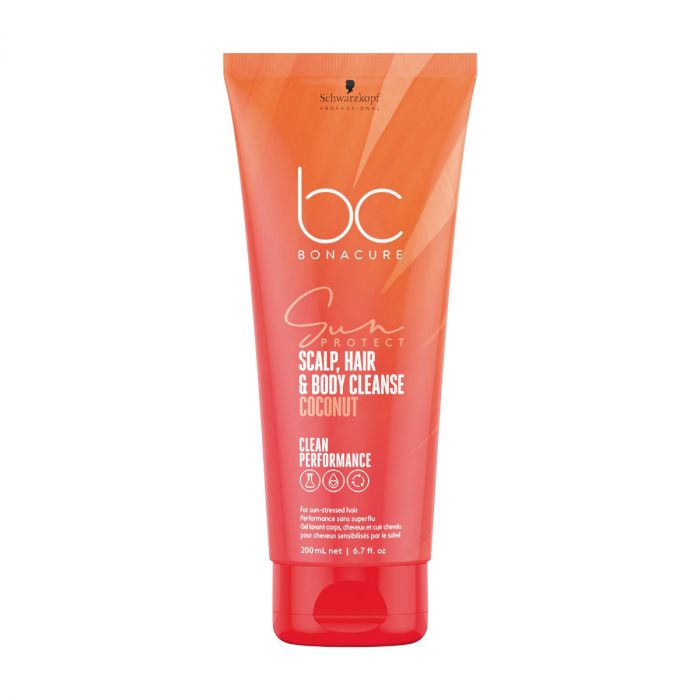 Schwarzkopf BC Sun 3-in-1 Scalp, Hair & Body Cleanse 200ml main product photo