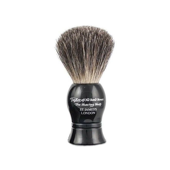 Taylor of Old Bond Street Rasierpinsel Pure Badger schwarz 9,5mm main product photo