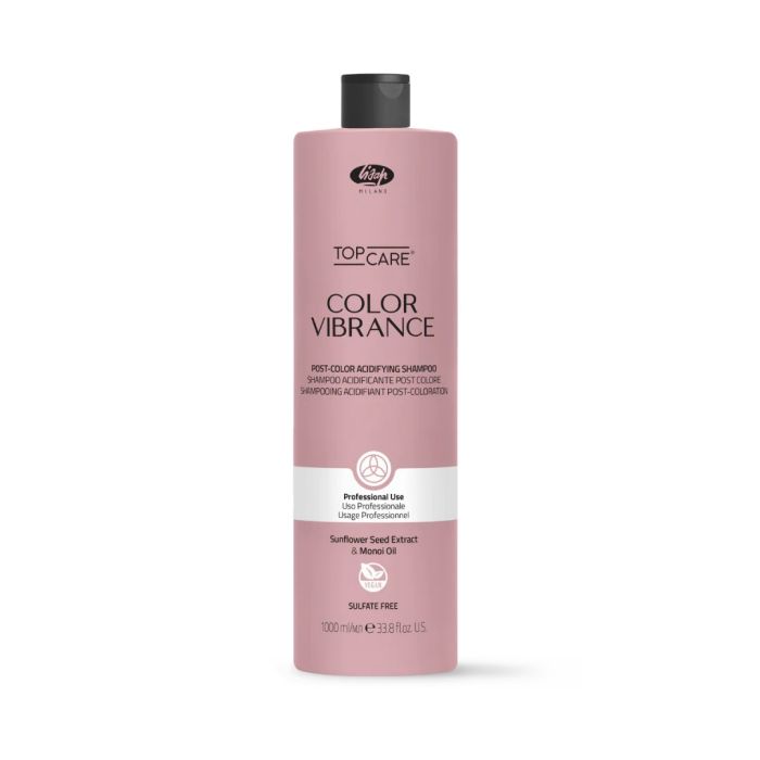 Lisap Top Care Color Vibrance Post-Color Acidifying Shampoo 1000ml main product photo