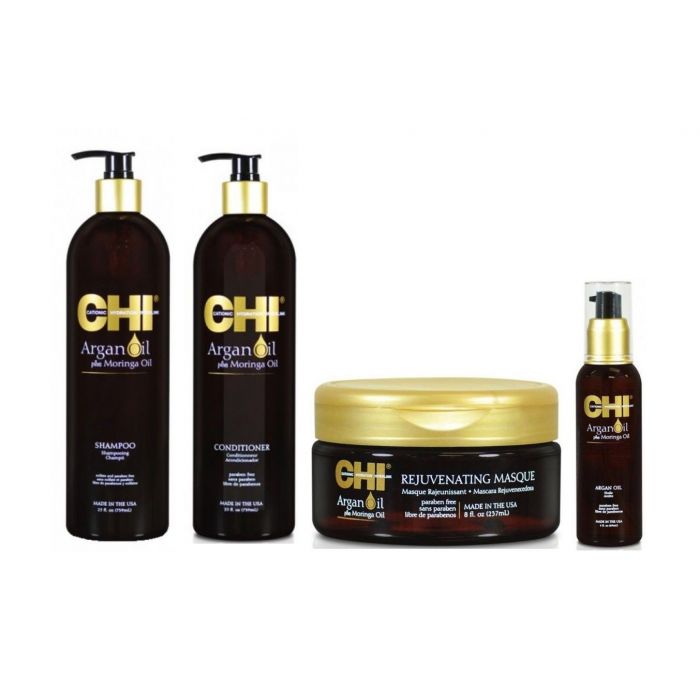 CHI Argan Oil Paket für beschädigtes Haar main product photo