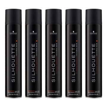 10x Schwarzkopf Silhouette Super Hold Spray 500ml