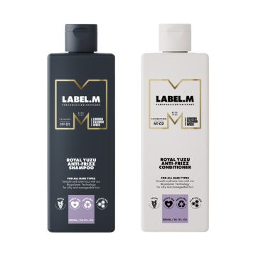 Label.m Royal Yuzu Anti-Frizz Shampoo + Conditioner 300ml