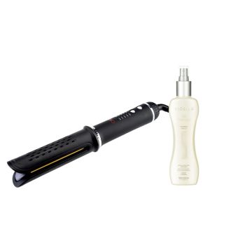 CHI AirTwist Pro Krultang Zwart + Biosilk Silk Therapy Thermal Shield 207ml