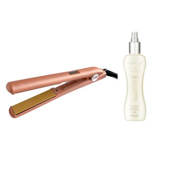CHI Stijltang G2 Limited Edition Frosé + Biosilk Silk Therapy Thermal Shield 207ml