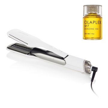 ghd Duet Style White + Olaplex No.7 Bonding Oil 30ml