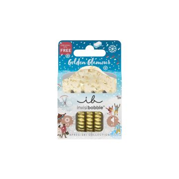 Invisibobble Set Golden Glamour S 4st