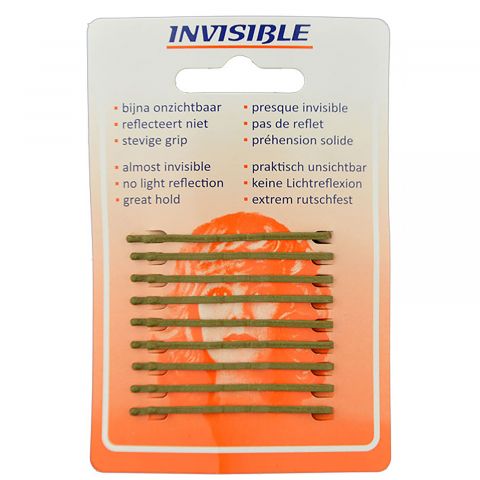 Invisible Haarschuifjes Kort 50mm Blond 9st