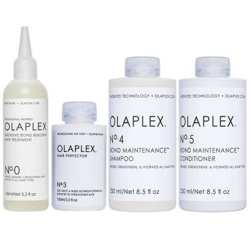 Beschadigd haar pakket Olaplex No.0 + 3 + 4 + 5