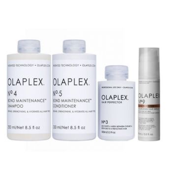 Beschadigd haar pakket Olaplex No.3 + 4 + 5 + 9