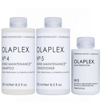 Beschadigd haar pakket Olaplex No.3 + 4 + 5