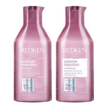 Redken Volume Injection Shampoo 300ml + Conditioner 300ml