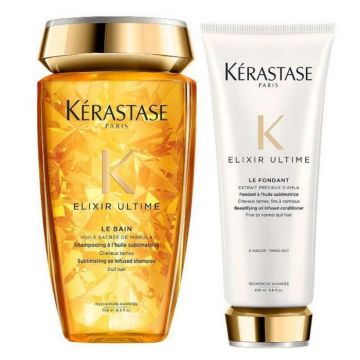 Kerastase Elixer Ultime Shampoo 250ml + Conditioner 200ml