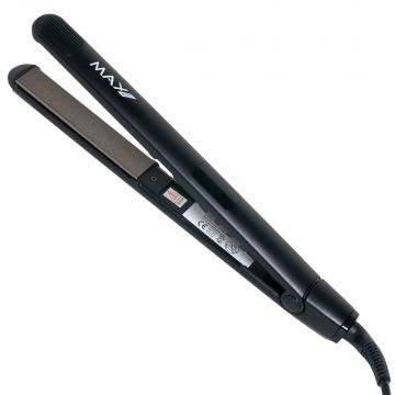 Max Pro Evolution Haarglätter Schwarz 1 inch