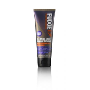 Fudge Clean Blonde Damage Rewind Toning-Violet Shampoo  50ml
