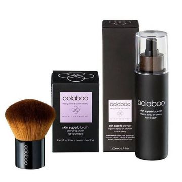 Oolaboo Skin Superb Organic Spray-On Bronzer 200ml + Brush