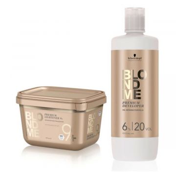 Schwarzkopf Blond Me Premium Lightener 450gr + Developer 6% 1000ml